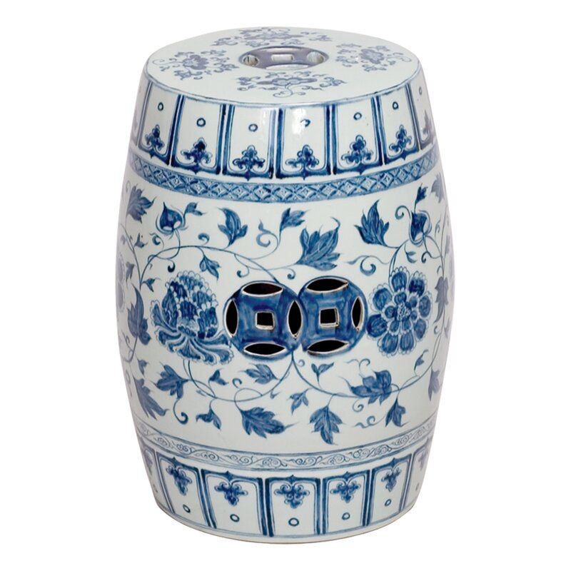 蓝色情调花园凳