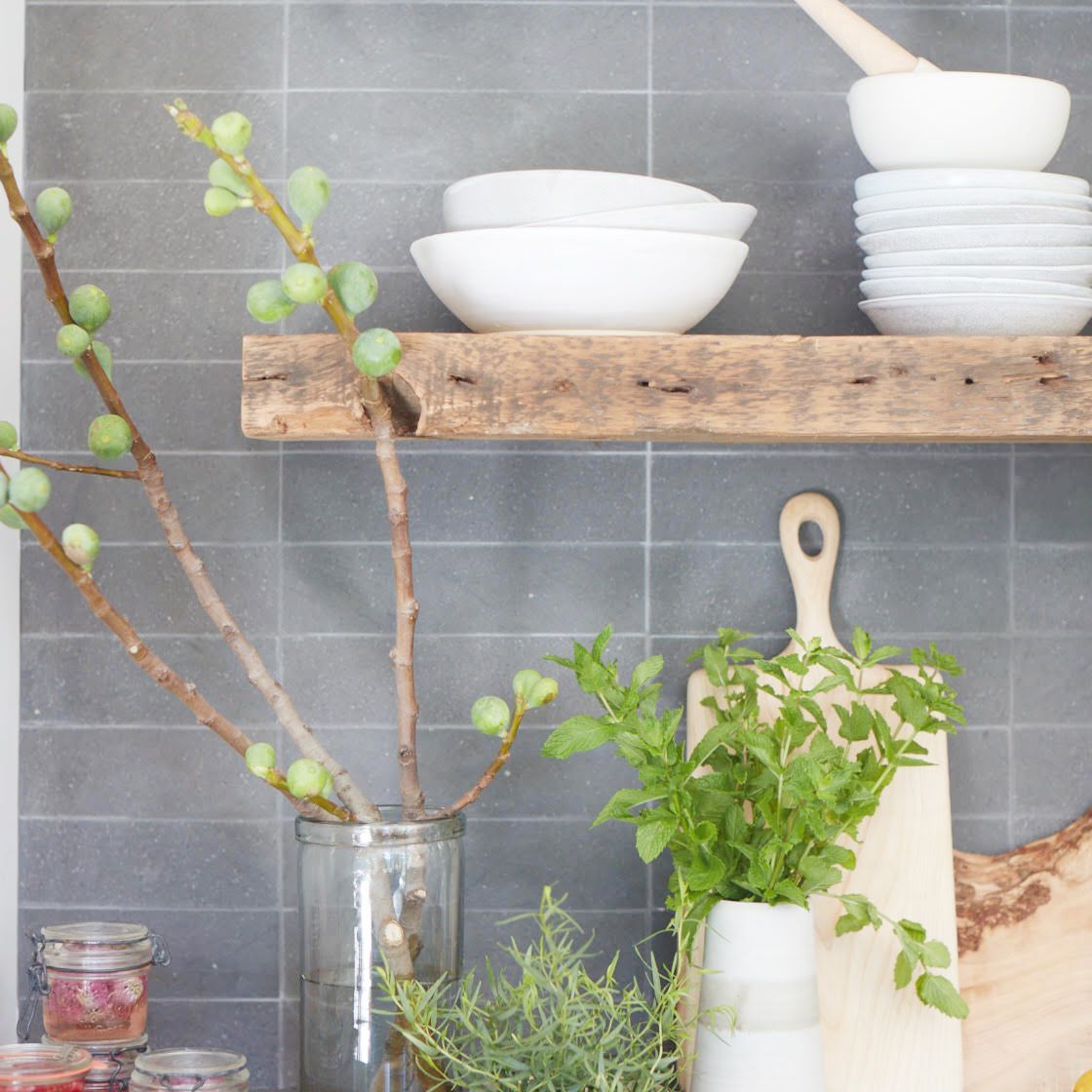 开放式货架厨房理念