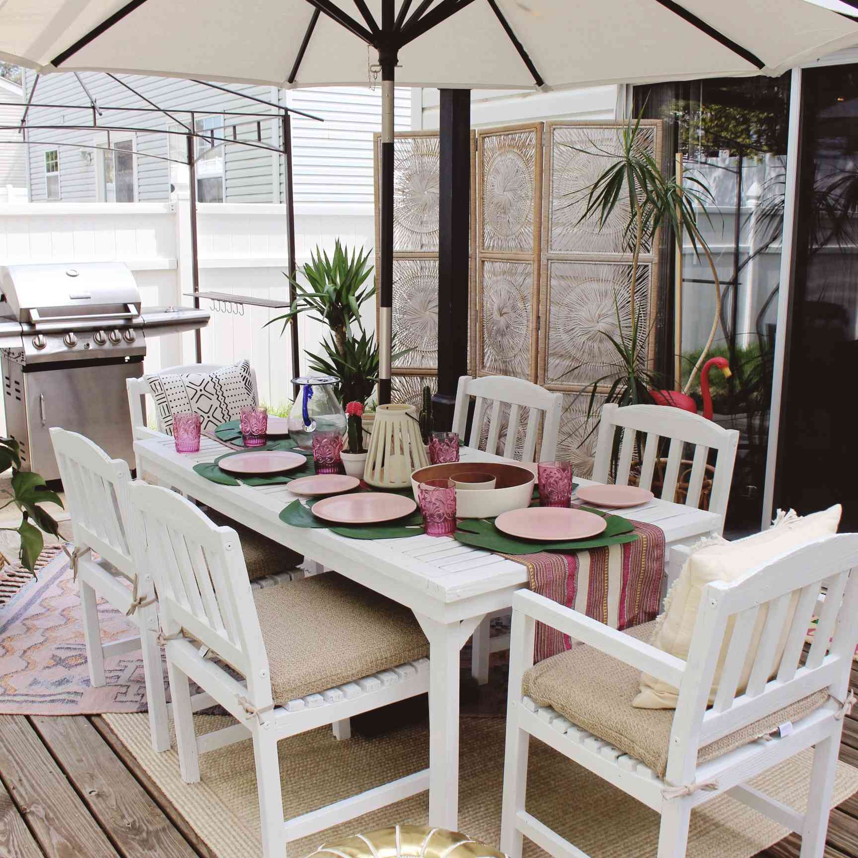 公寓露台带盖子