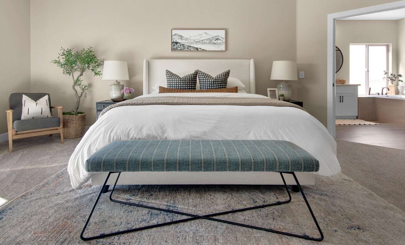 多沙砾的大卧室