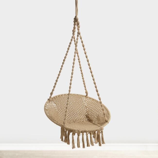 成本加世界市场天然黄麻吊椅