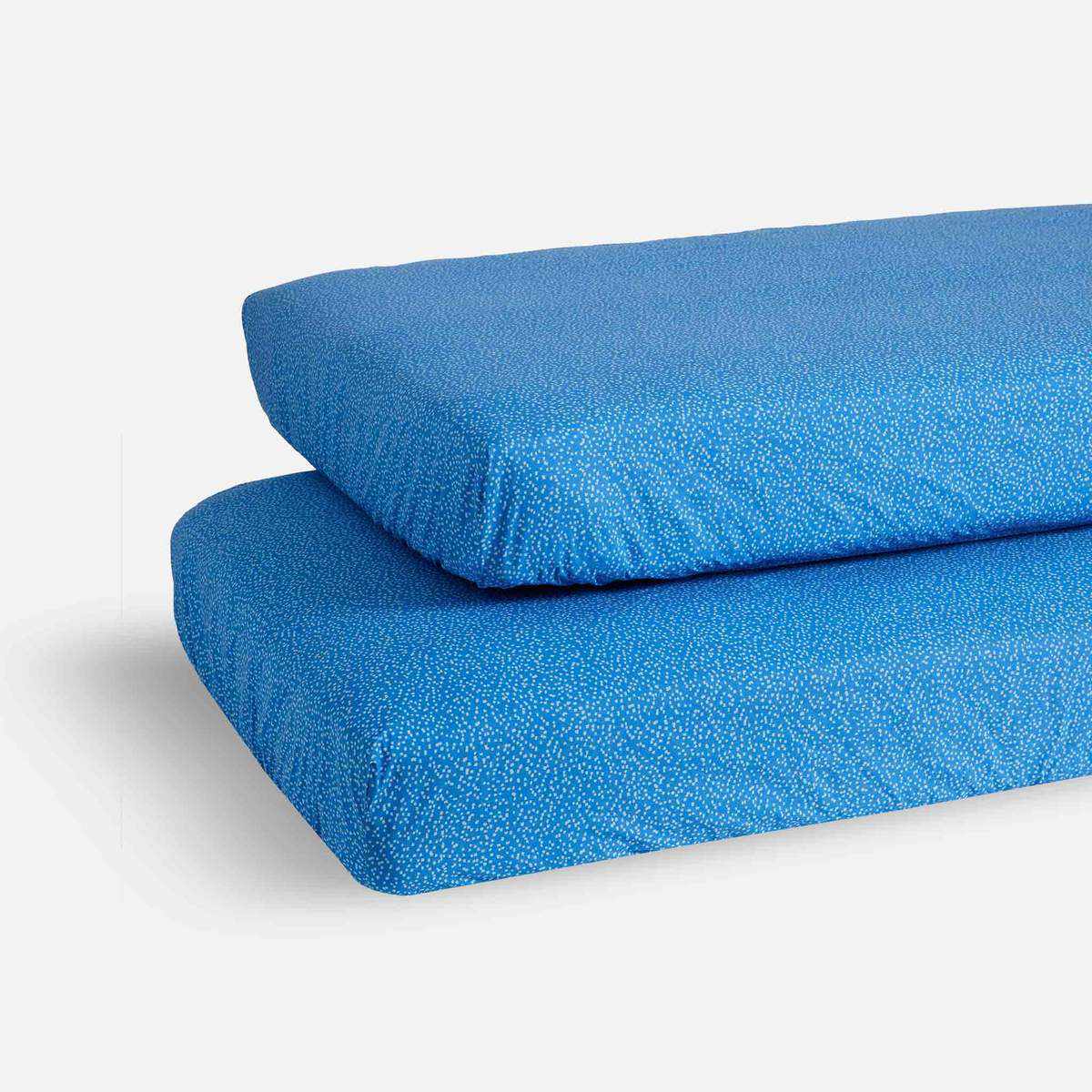 迷你婴儿床片设置蓝色