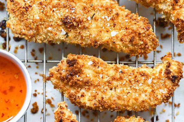 脆皮帕尔马酪乳鸡丁空气炸锅食谱