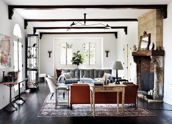 复古兼收并蓄的客厅