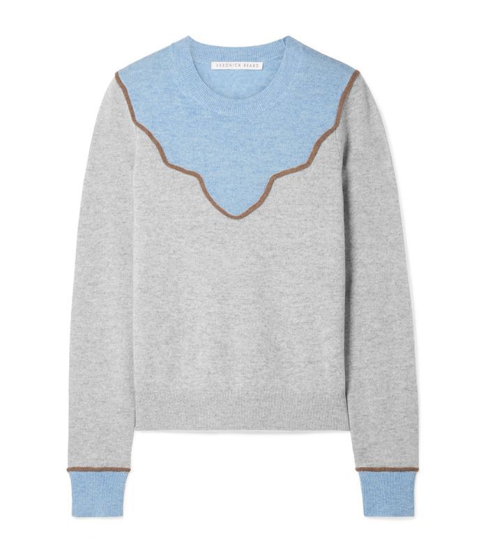 阿蒂色块羊绒衫