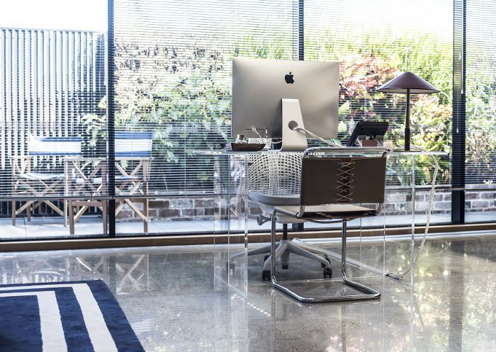 观众代理办公室的工作区