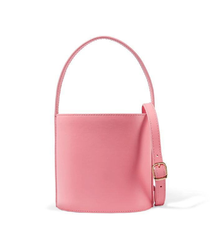 比赛特皮革水桶包