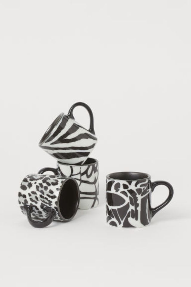 黛安冯芙丝汀宝x H&M 4包瓷浓缩咖啡杯