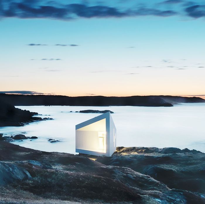 现代建筑启发设计了小的自然生活空间