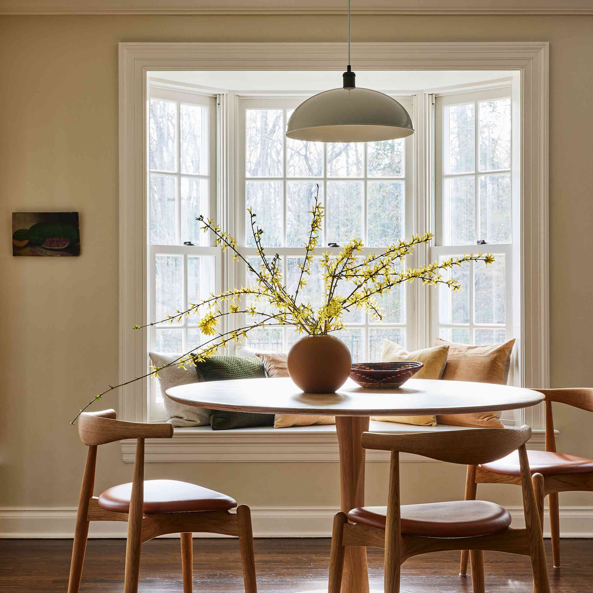 康涅狄格农舍家庭旅游-早餐区内置窗口座位