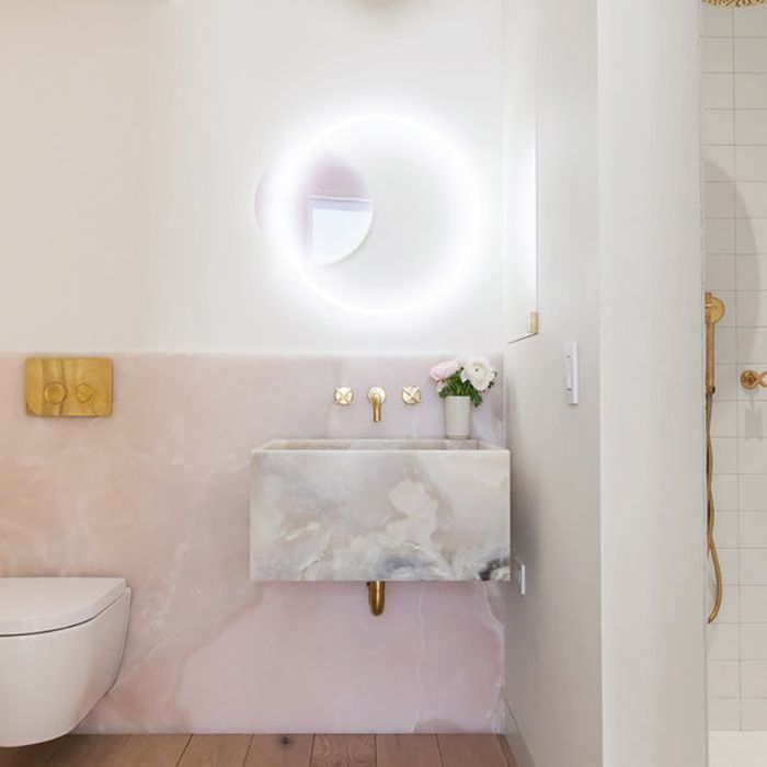 粉色大理石设计