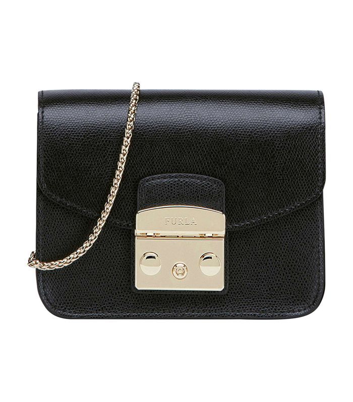 Furla迷你都市皮革斜挎包