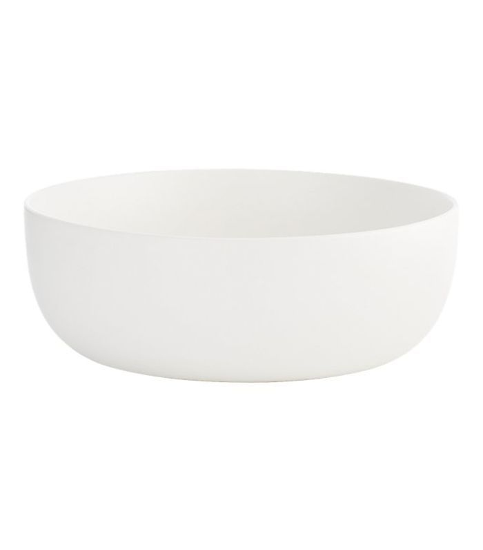 CB2脆亚光白服务碗