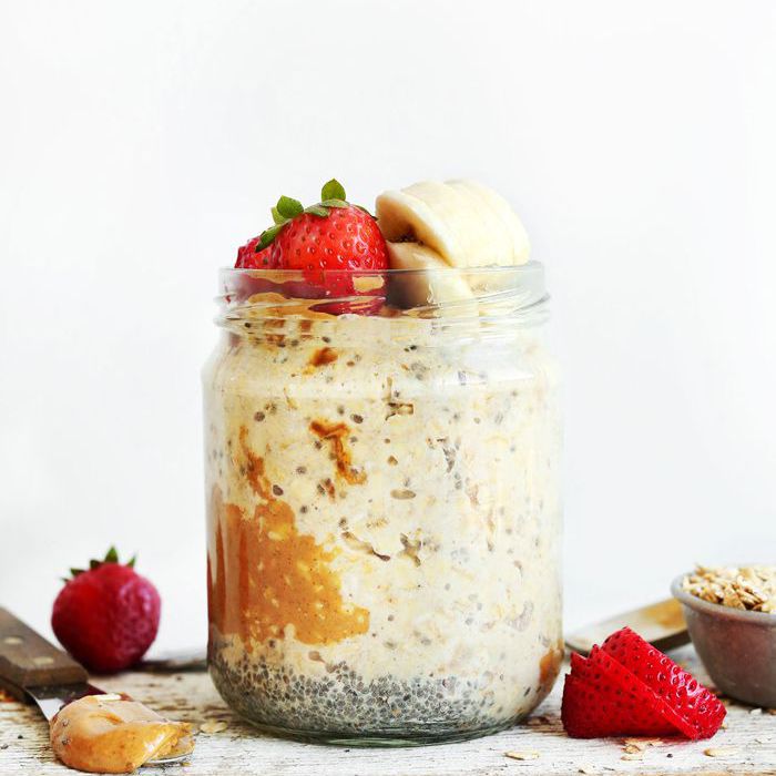 花生酱一夜之间燕麦配方