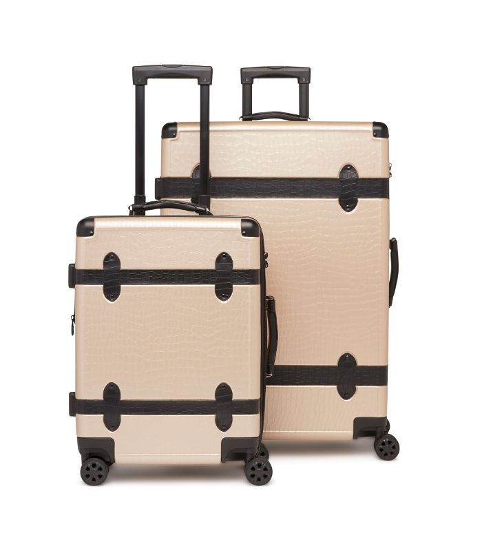 Calpak 20英寸和28英寸干线滚动行李套装 - 米色“class=