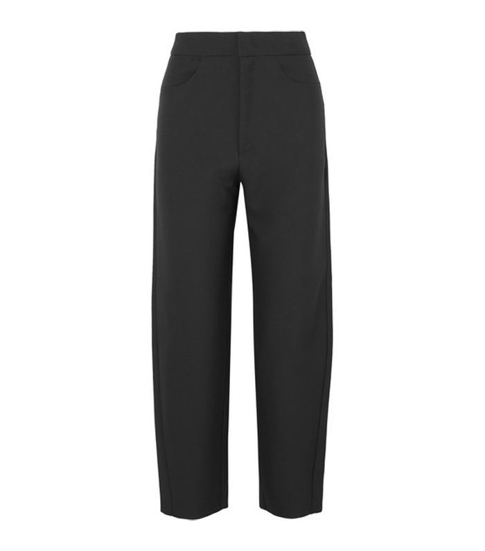 诺瓦拉七分斜纹直腿裤