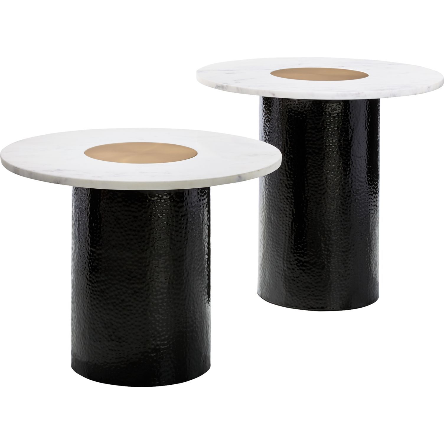 CB2肖邦金属和大理石边桌