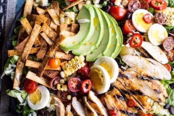 墨西哥烤鸡鸡肉沙拉