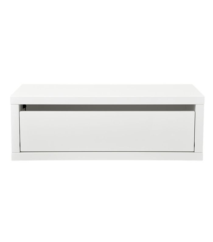 切片白色壁挂式储物架