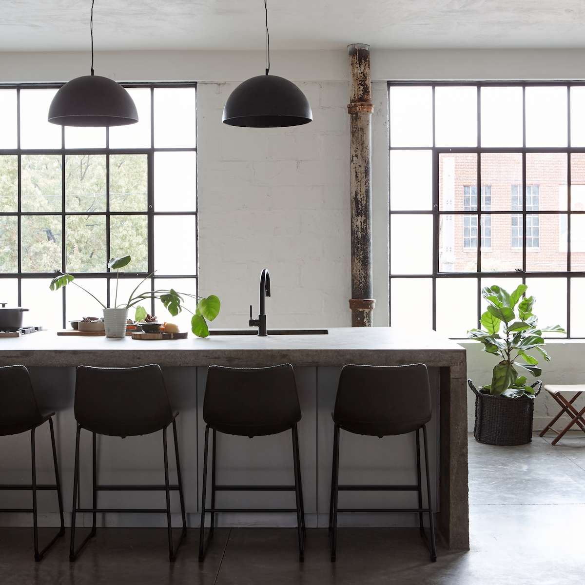 厨房海岛看法。