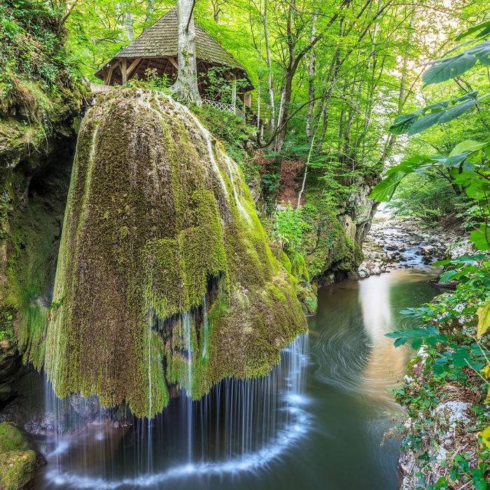 欧洲美丽的瀑布