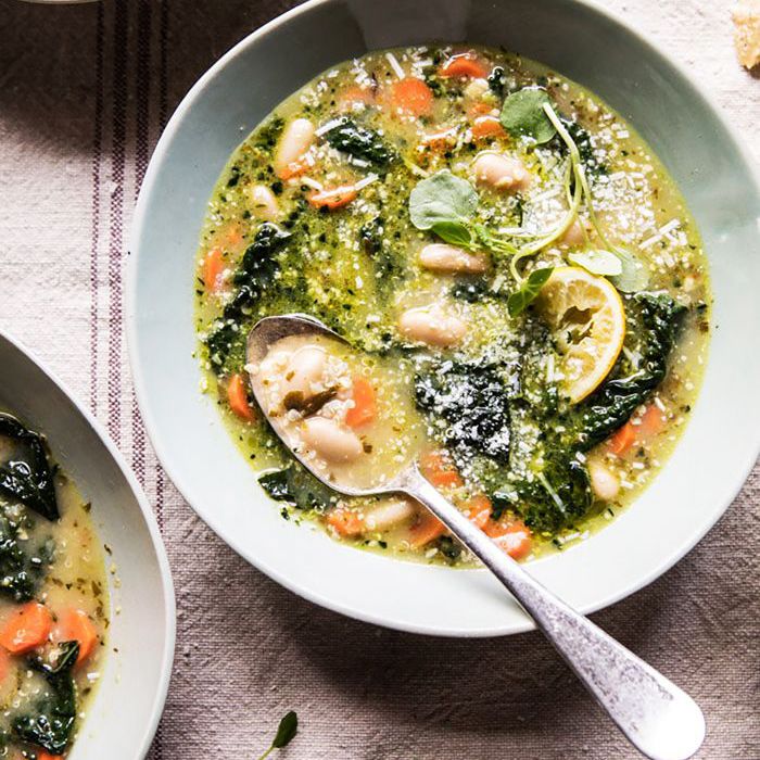 陶罐托斯卡纳白豆柠檬汤食谱