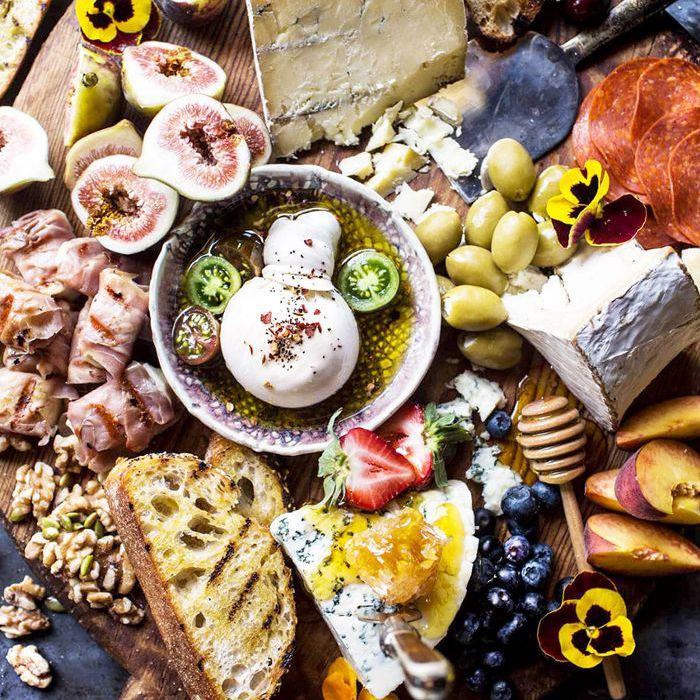 一个开胃菜拼盘