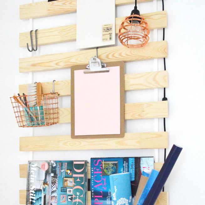 宜家黑客DIY收纳架床板