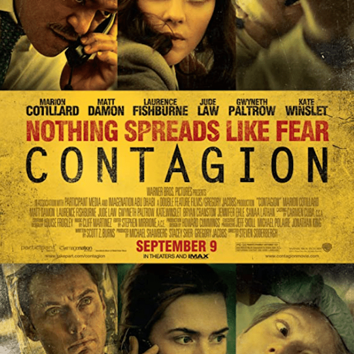 传染病电影海报。