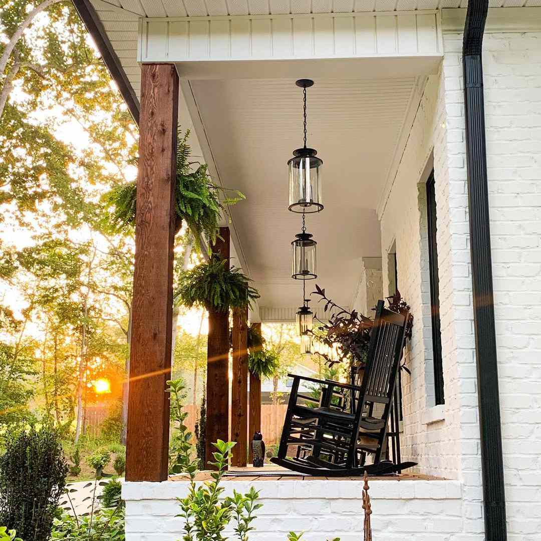 NC现代农舍设计户外露台。