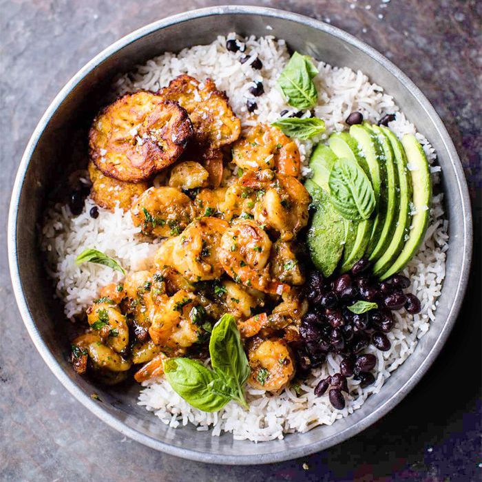 蜂蜜，大蒜，黄油，虾，椰奶