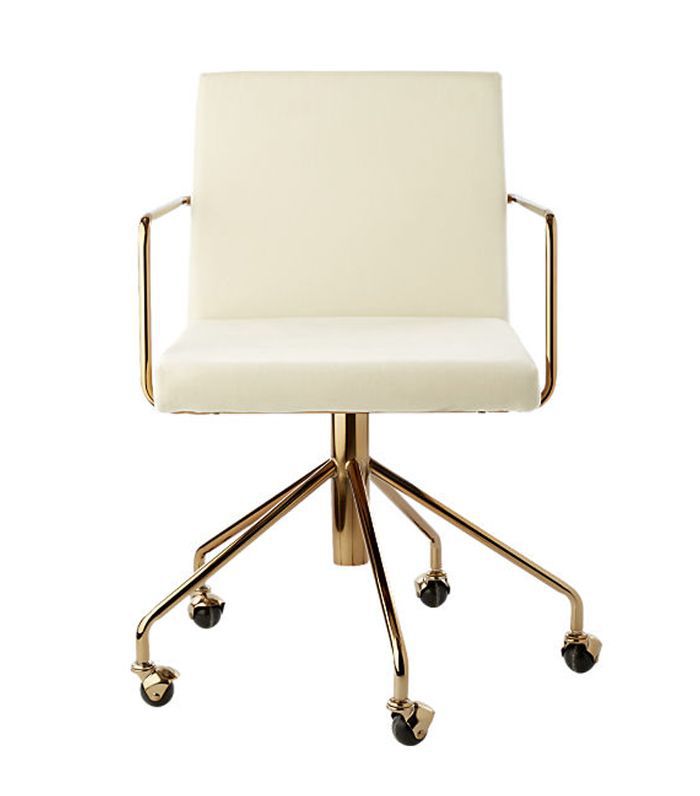 Rouka白绒办公椅