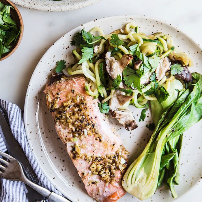 大蒜生姜三文鱼