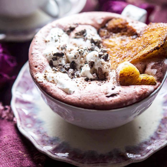 健康美味的热巧克力