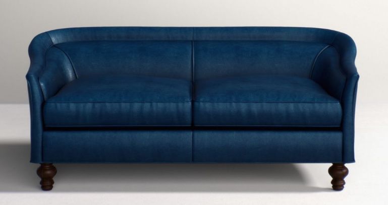 人类学霍洛威沙发马林蓝皮