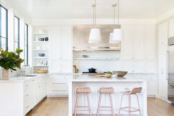 all white kitchen