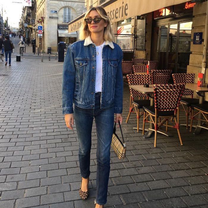 酷与芭蕾平底鞋机场服装