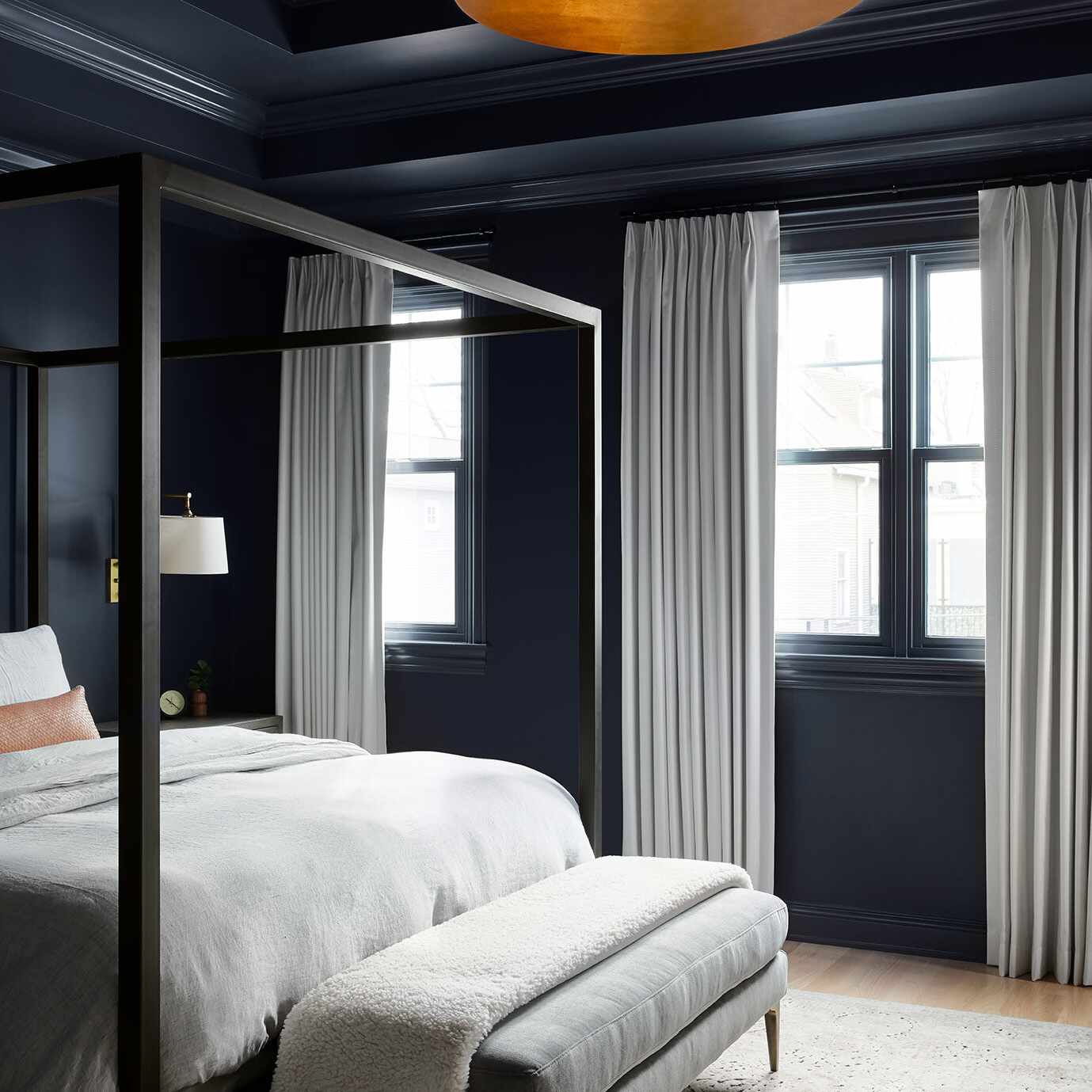 拱形卧室天花板