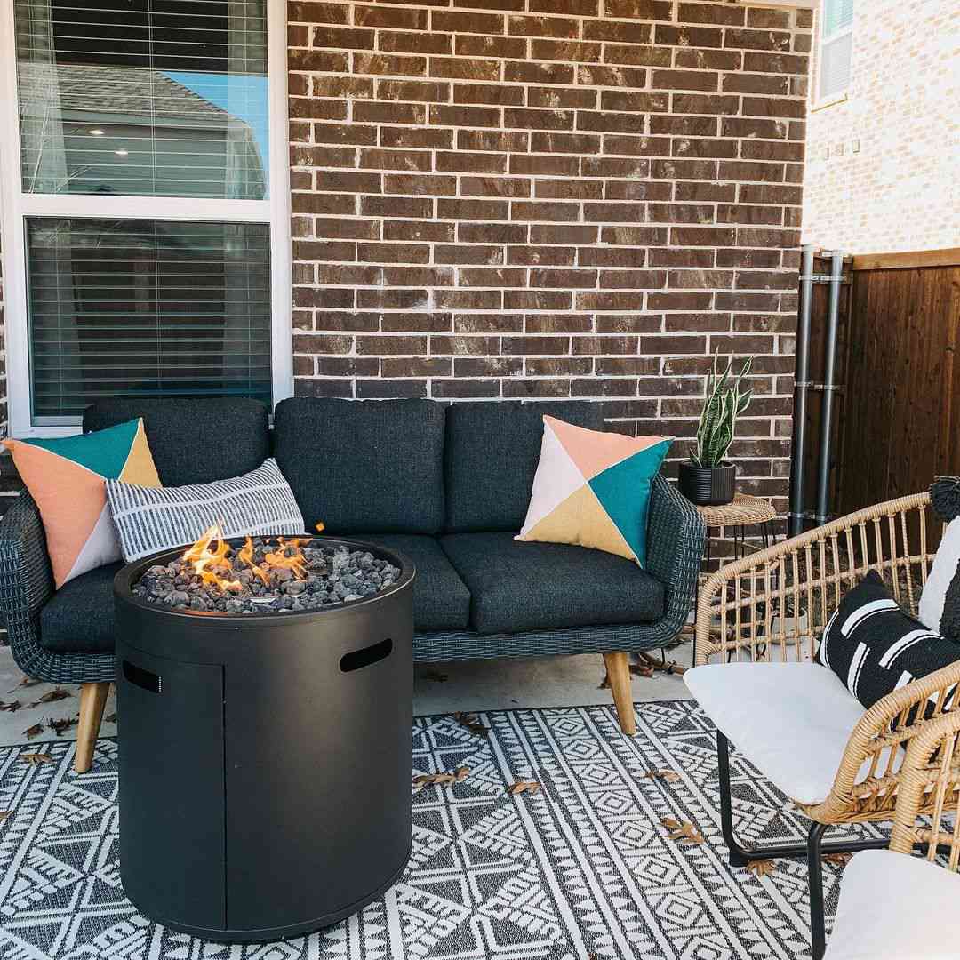 户外露台带闪光