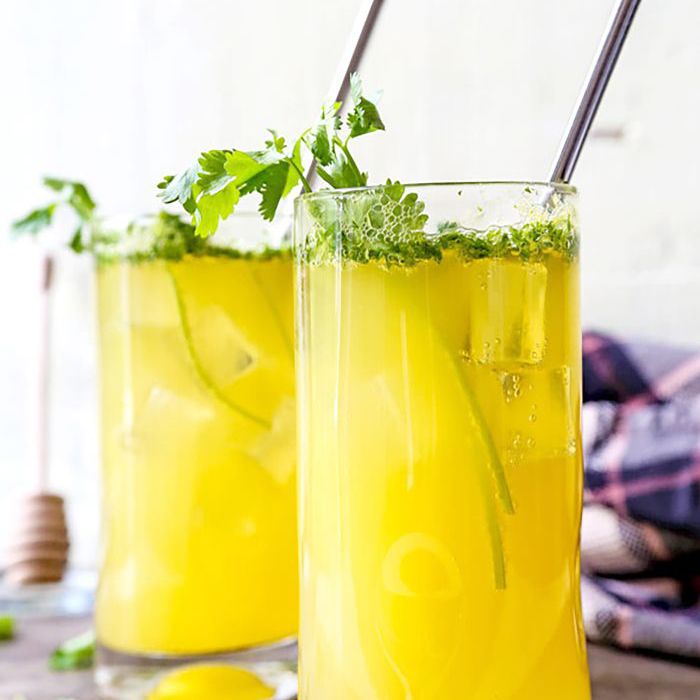 低碳鸡尾酒 - 阳光香菜黄瓜伏特加