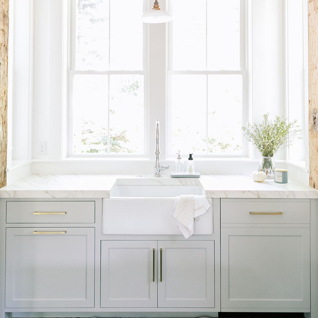 秋季装饰白色南瓜厨房