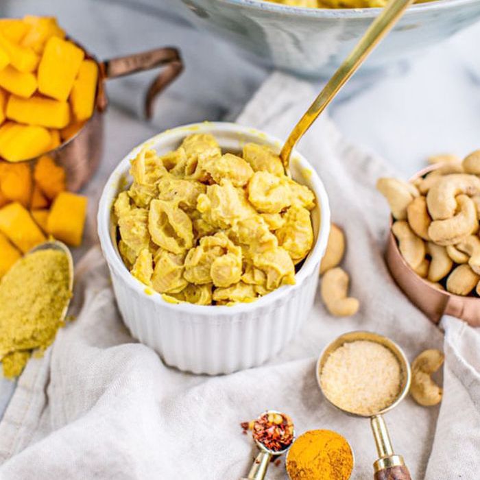 最油腻的素食(无麸质)通心粉和奶酪