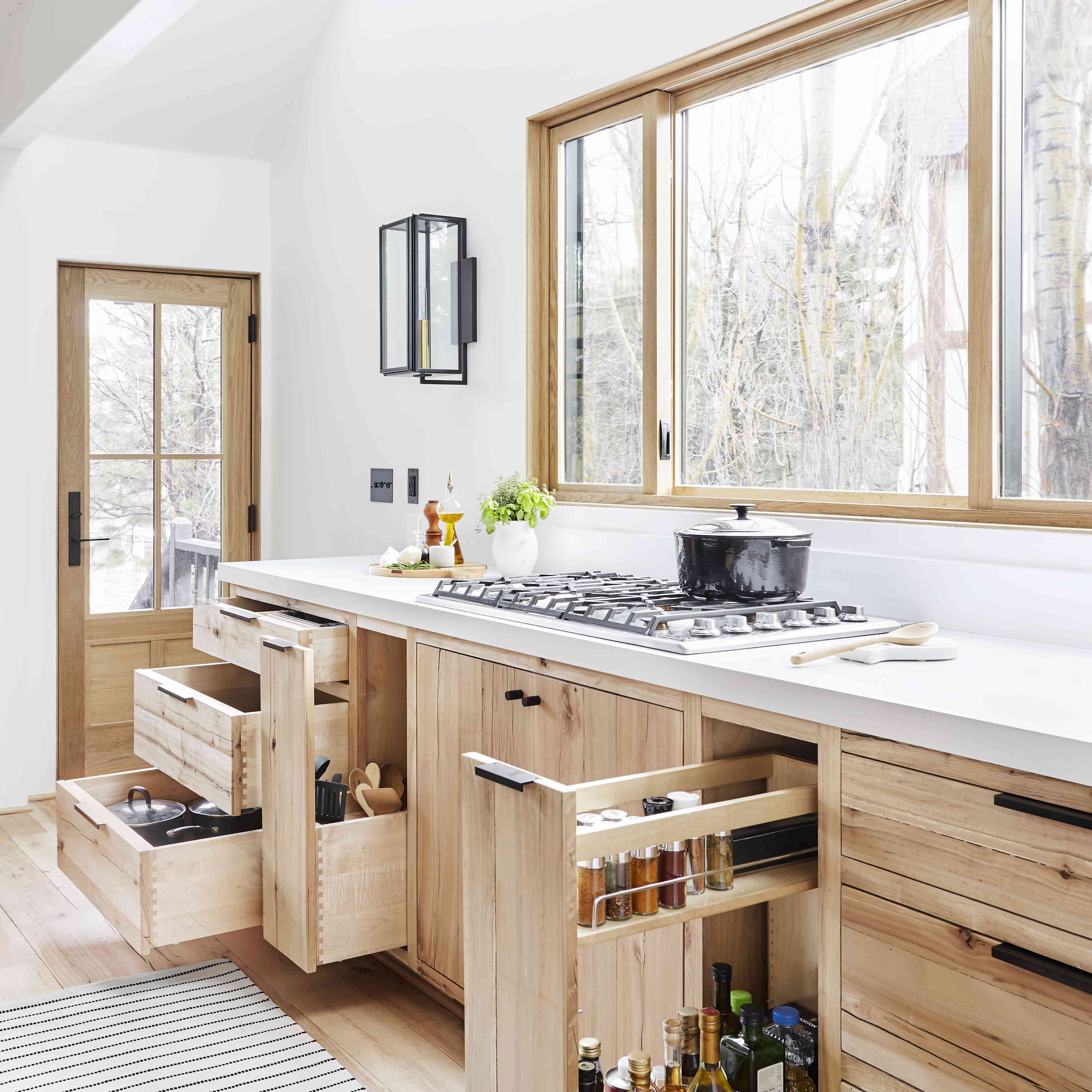 调料架的想法 - 厨房与组织香料