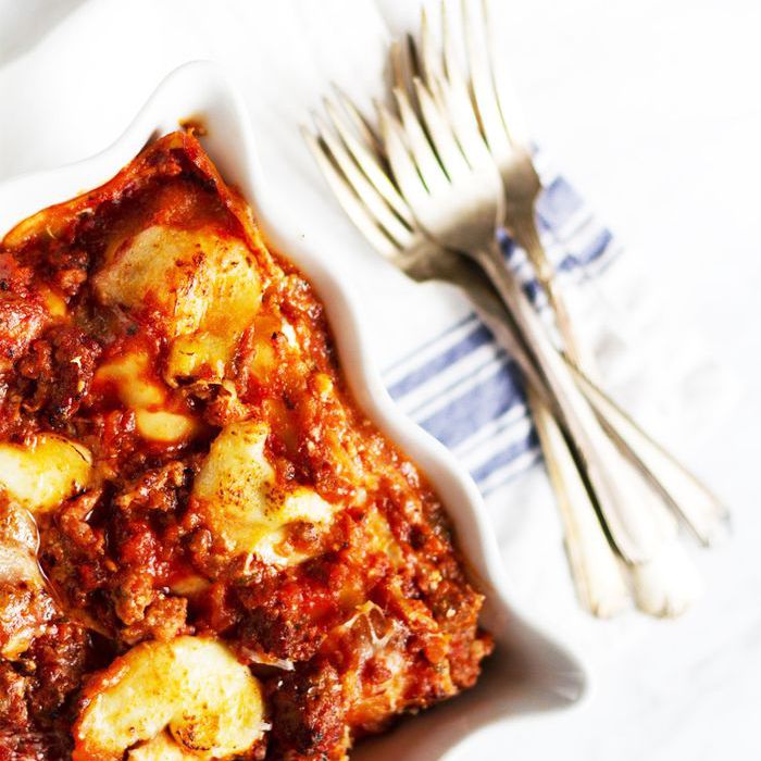 crockpot烤宽​​面条食谱