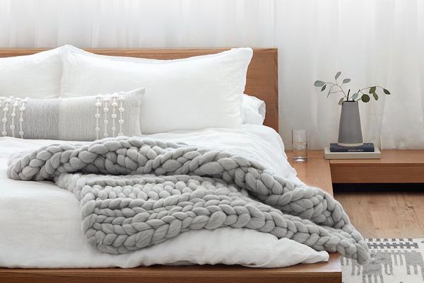 Nublado羊毛扔毯子