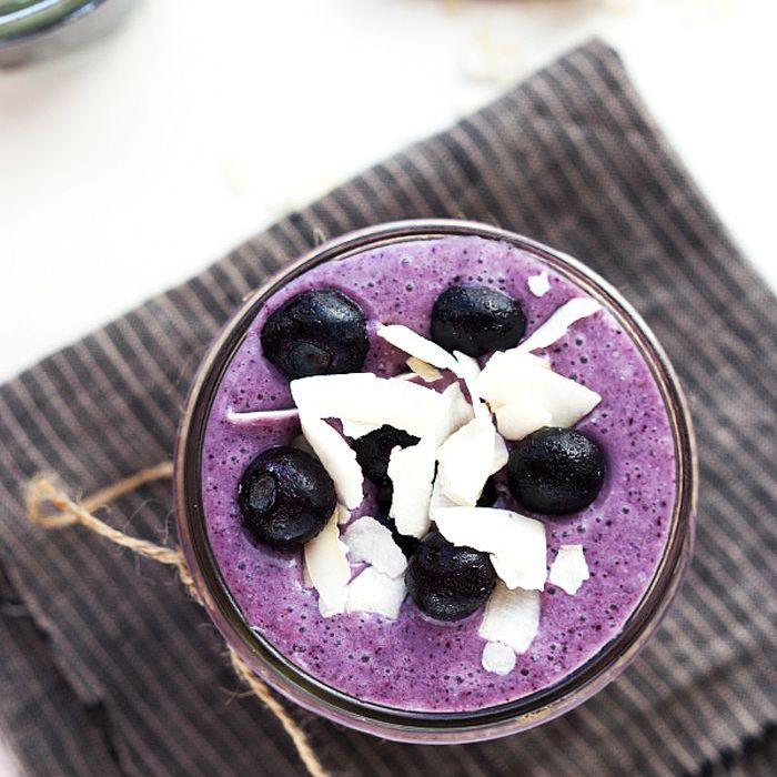 蓝莓冰沙