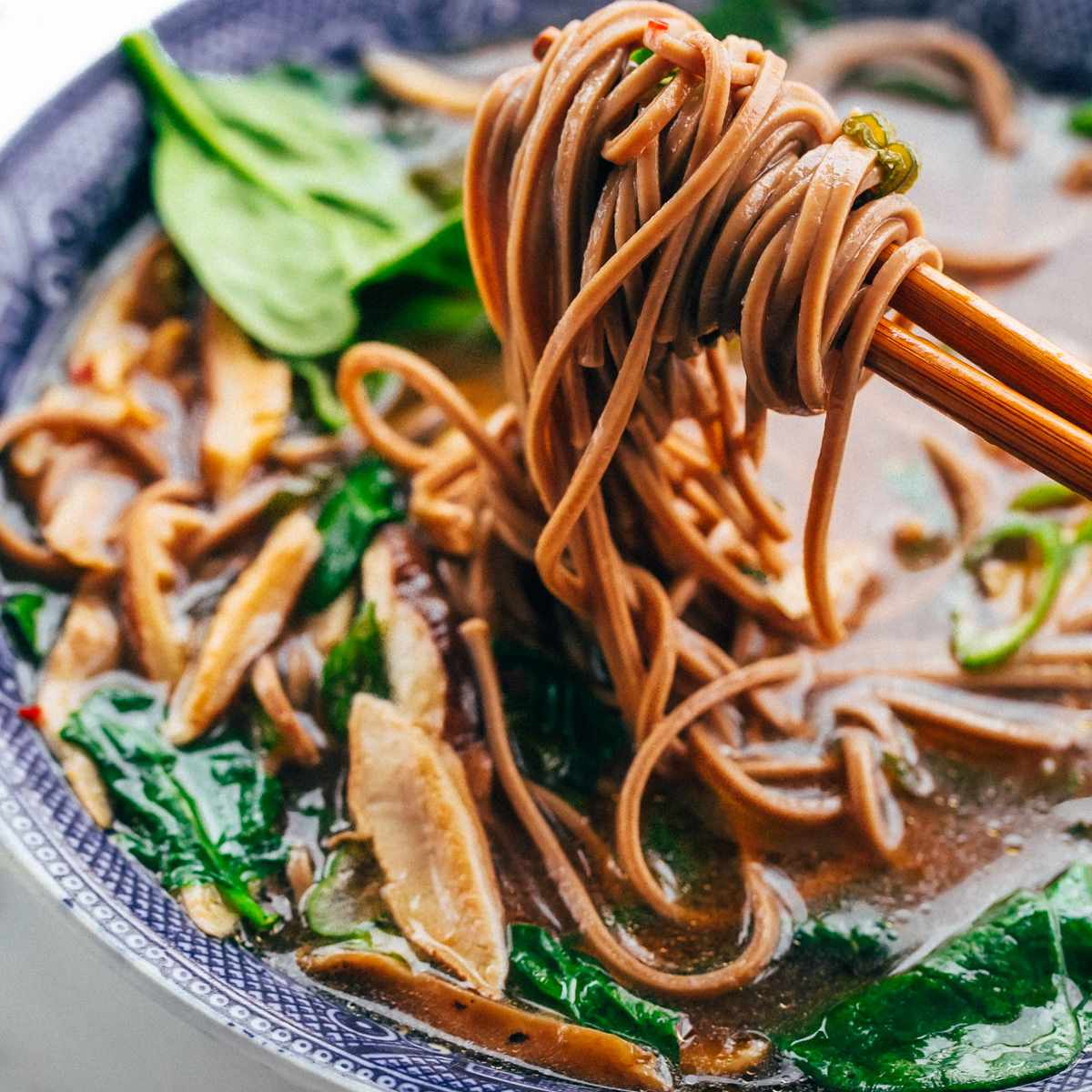 香菇菠菜味噌汤