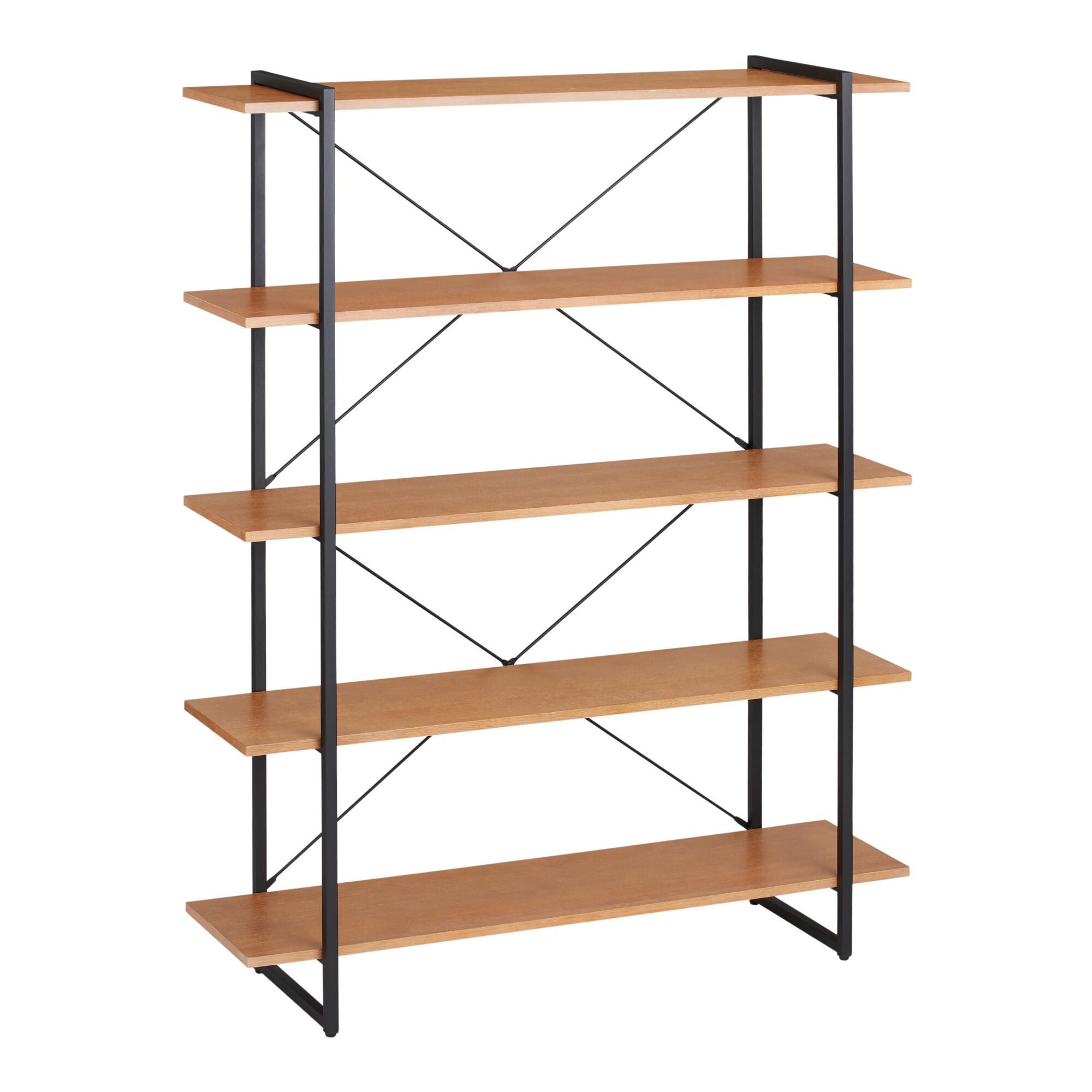 大苦恼金属和木制Amador书架