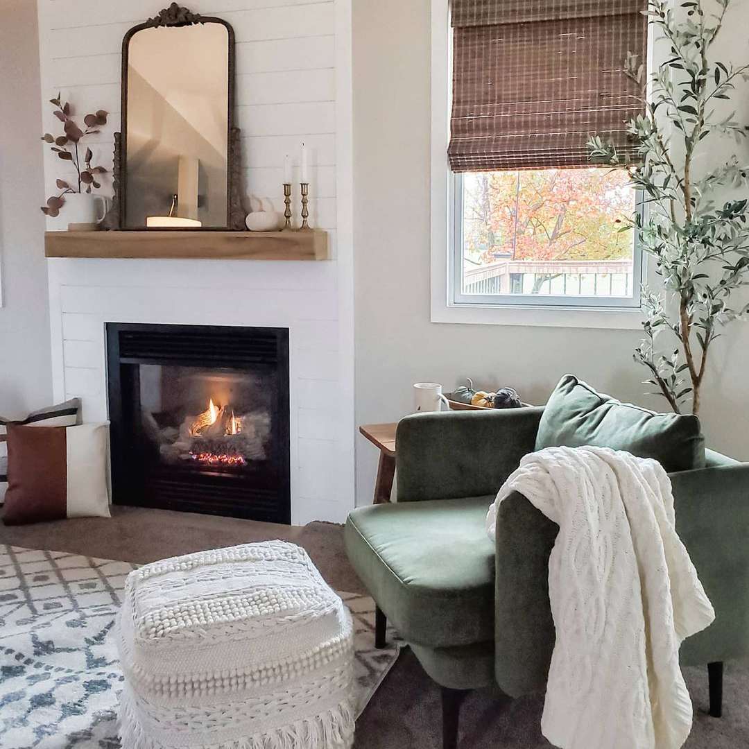 客厅的秋季装饰