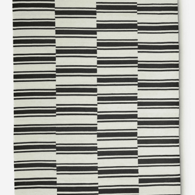 Kye Rug, Black and White